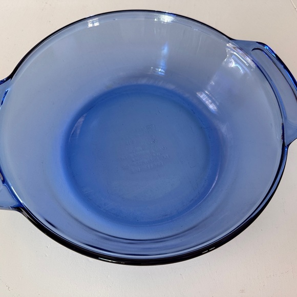 Anchor Hocking Cobalt Blue 1.5 Quart Casserole Dish 1-1/2 Qt Baking Serving Dish - Picture 5 of 16